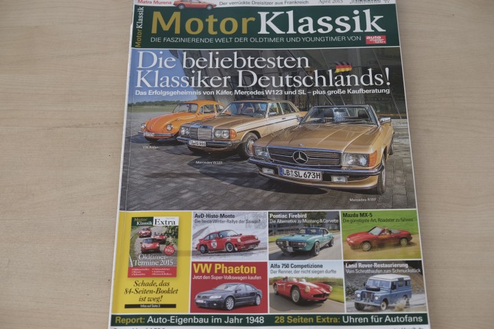 Deckblatt Motor Klassik (04/2015)